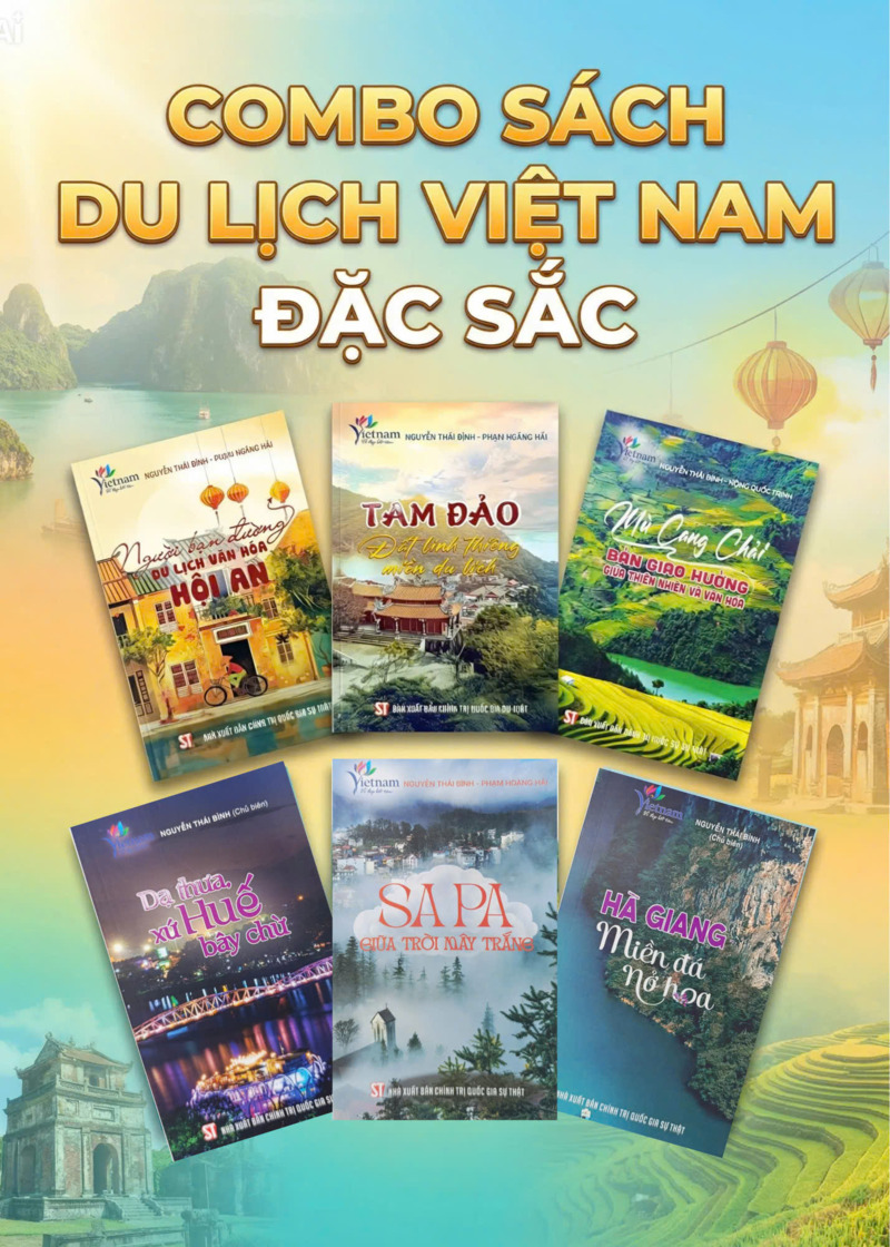 COMBO SÁCH DU LỊCH VIỆT NAM ĐẶC SẮC