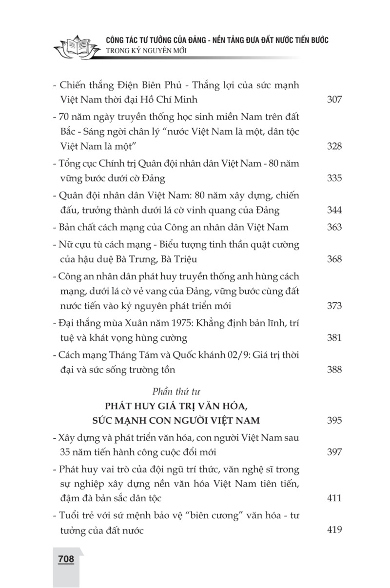 Công tác tư tưởng của Đảng, nền tảng đưa đất nước tiến bước trong kỷ nguyên mới
