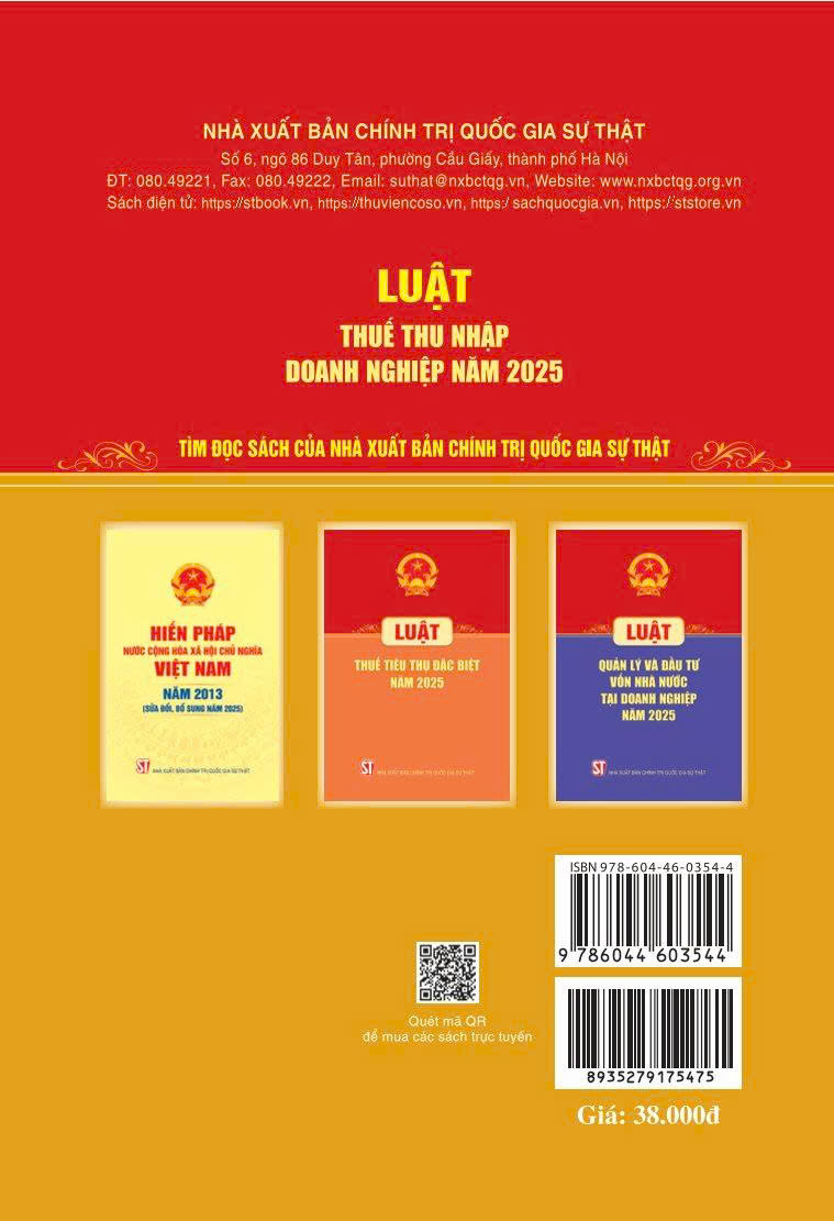 Luật Thuế thu nhập doanh nghiệp năm 2025
