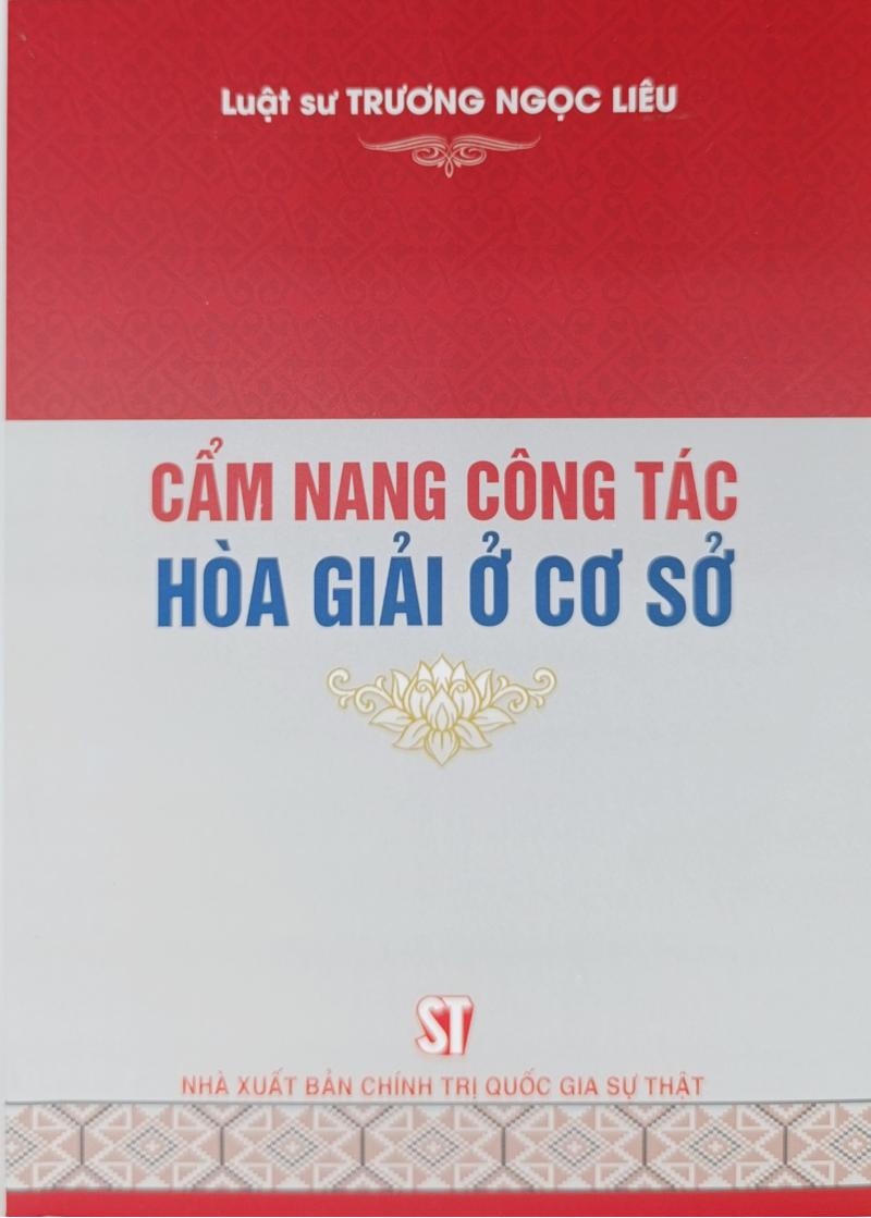 Cẩm nang công tác hòa giải ở cơ sở