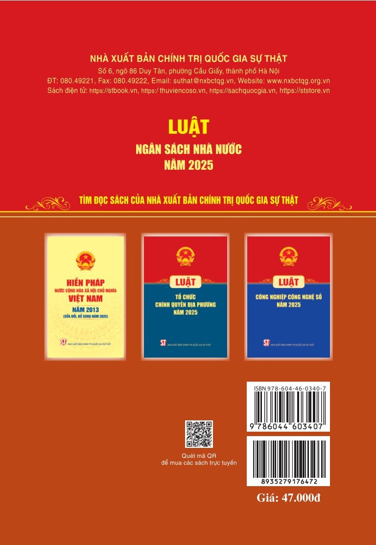 Luật Ngân sách nhà nước năm 2025