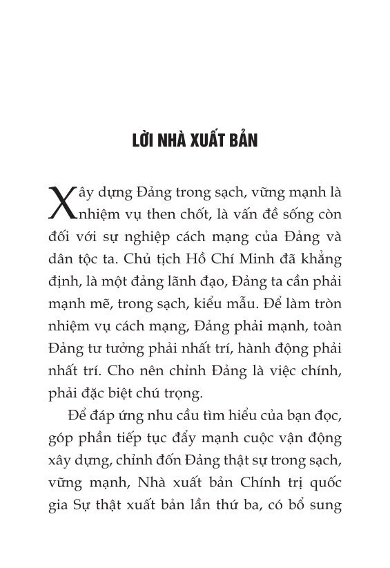 135 câu nói của Chủ tịch Hồ Chí Minh về xây dựng Đảng Cộng sản Việt Nam (Xuất bản lần thứ ba, có bổ sung)