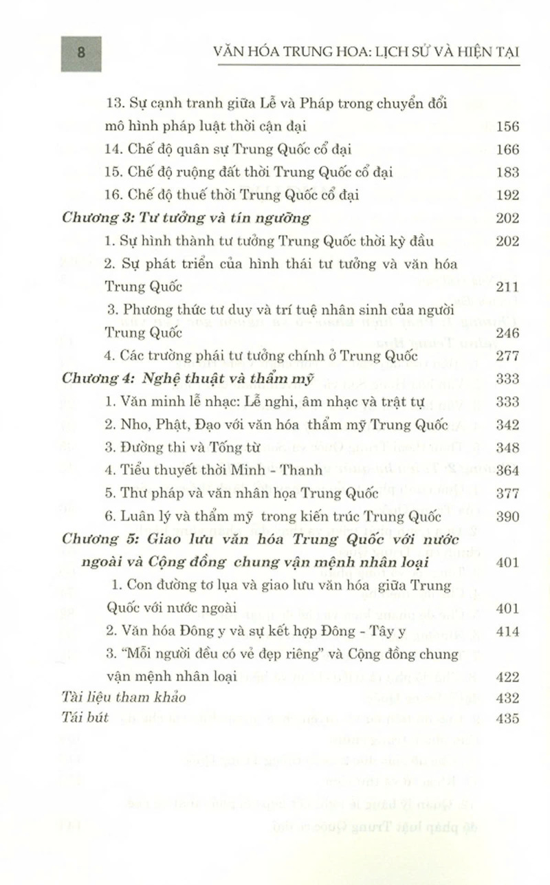 Văn hóa Trung Hoa: Lịch sử và hiện đại (Sách tham khảo)
