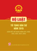 Bộ luật Tố tụng dân sự năm 2015 (Sửa đổi, bổ sung năm 2019, 2020, 2022, 2023, 2024, 2025)