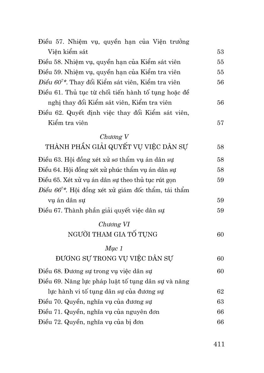 Bộ luật Tố tụng dân sự năm 2015 (Sửa đổi, bổ sung năm 2019, 2020, 2022, 2023, 2024, 2025)