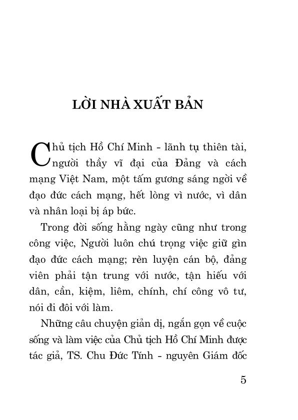 Bác Hồ - Những câu chuyện và bài học (Xuất bản lần thứ năm)
