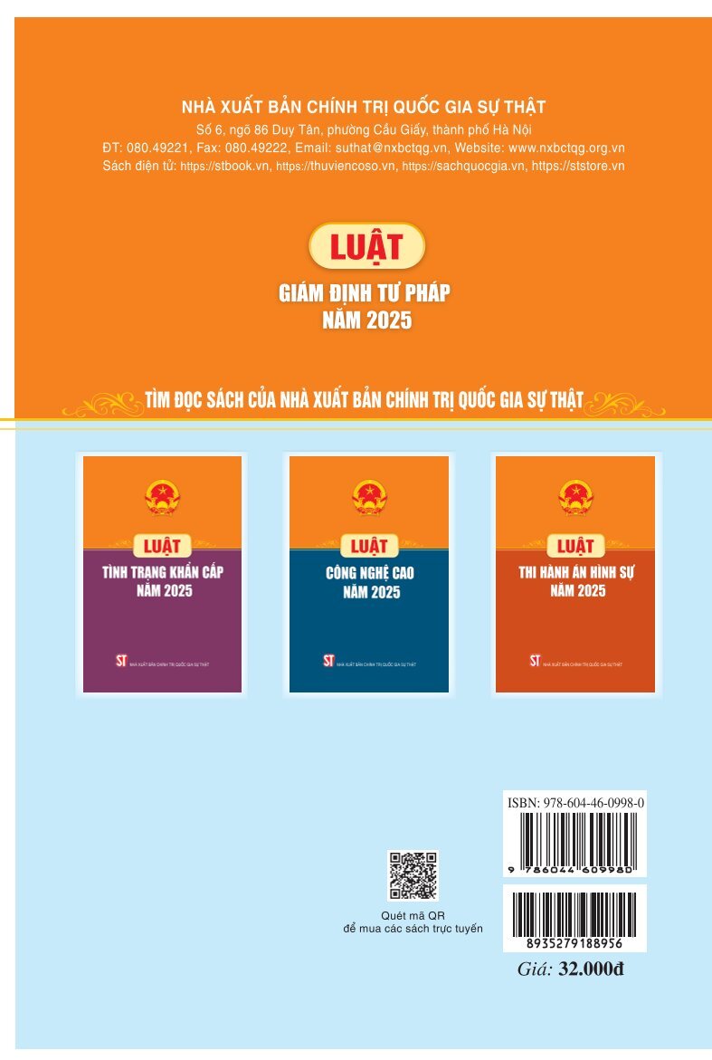 Luật Giám định tư pháp năm 2025