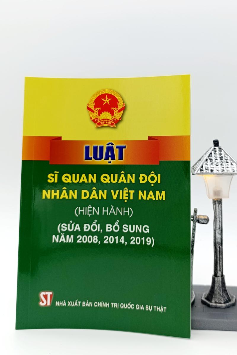 Luật sĩ quan quân đội nhân dân Việt Nam (hiện hành) (Sửa đổi, bổ sung năm 2008, 2014, 2019)