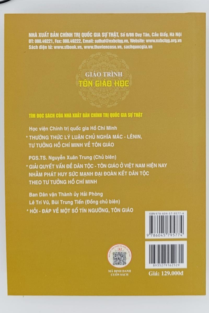 Giáo trình Tôn giáo học